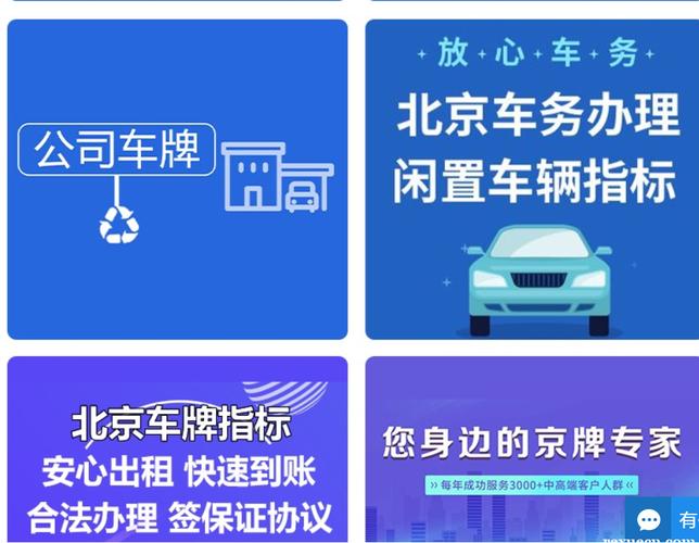 一个北京租车牌租赁公司？价格这里全网最公道